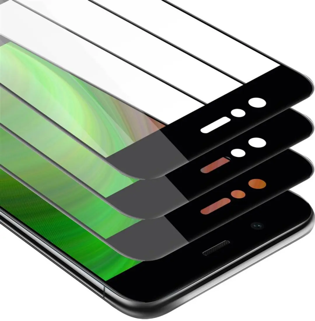 Cadorabo 3x Screenprotector geschikt voor Huawei NOVA 2 Volledig scherm pantserf