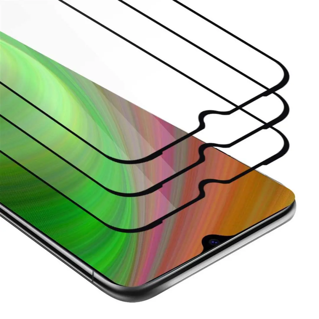 Cadorabo 3x Screenprotector geschikt voor Xiaomi Mi CC9 Volledig scherm pantserf