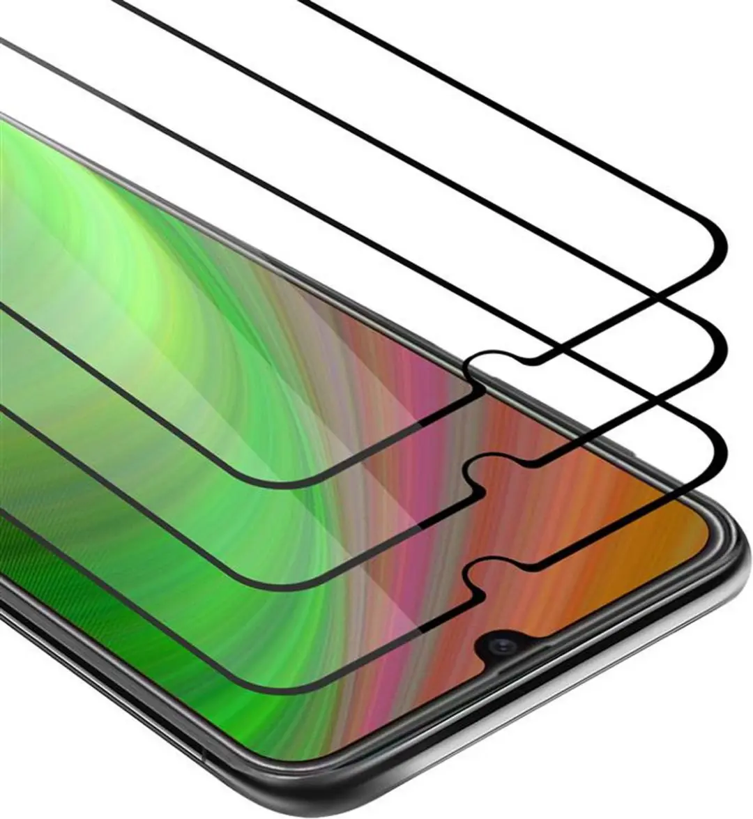 Cadorabo 3x Screenprotector geschikt voor Samsung Galaxy M21 / M30s Volledig sch