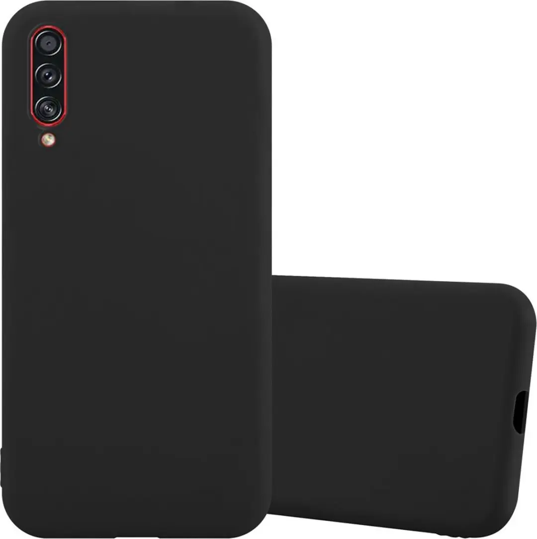 Cadorabo Hoesje geschikt voor Samsung Galaxy A70 / A70s in CANDY ZWART