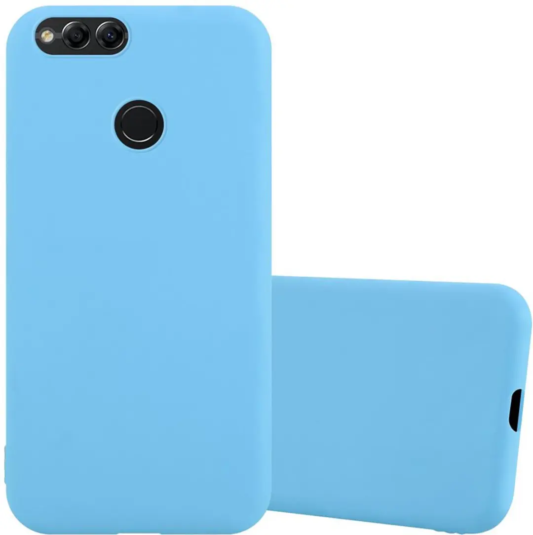 Cadorabo Hoesje geschikt voor Honor 7X in CANDY BLAUW