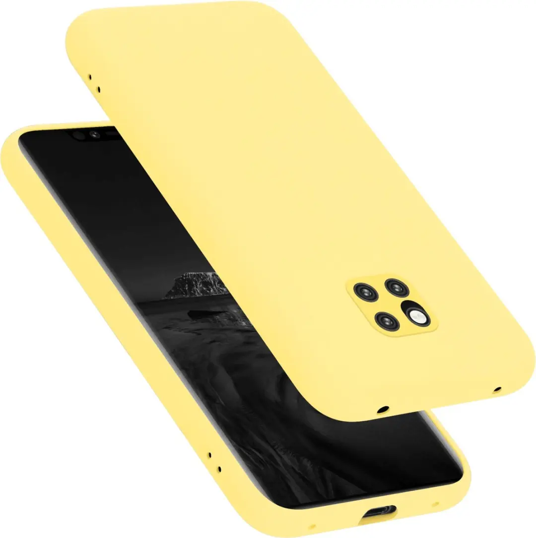 Cadorabo Hoesje geschikt voor Huawei MATE 20 PRO in LIQUID GEEL