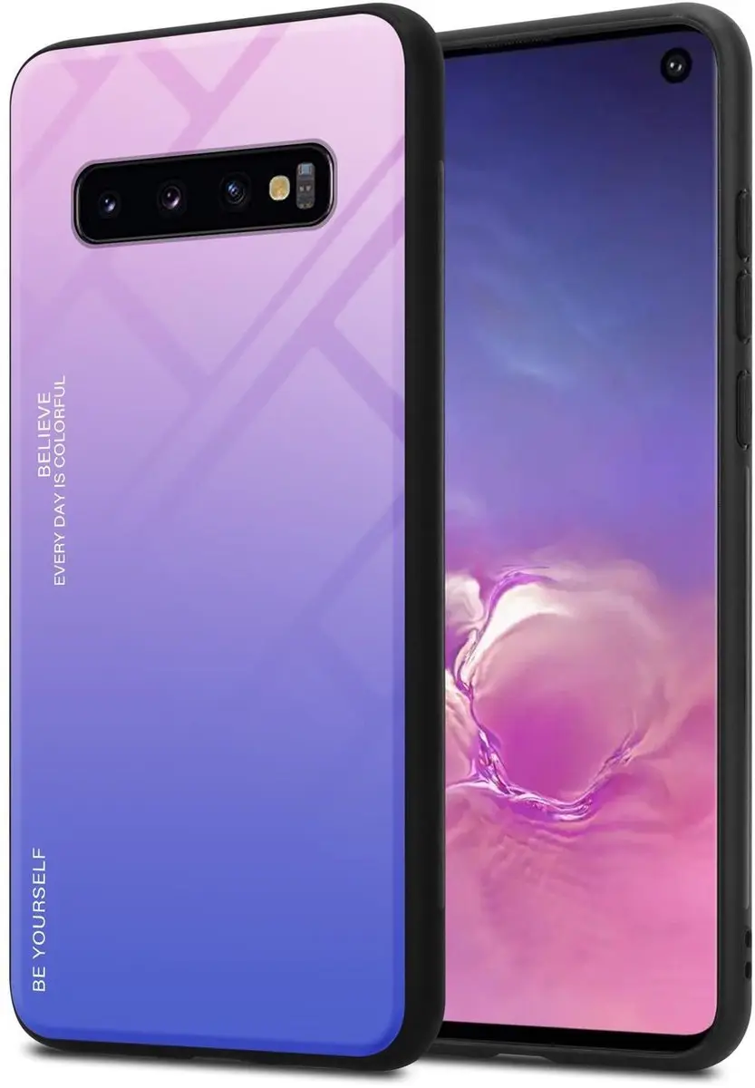 Cadorabo Hoesje geschikt voor Samsung Galaxy S10 4G in ROZE