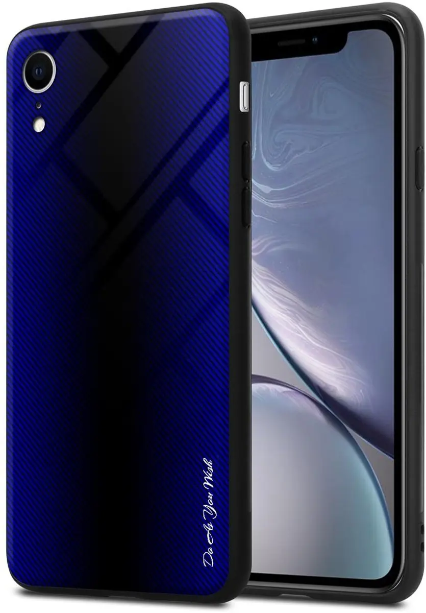 Cadorabo Hoesje geschikt voor Apple iPhone XR in KOBALT PAARS