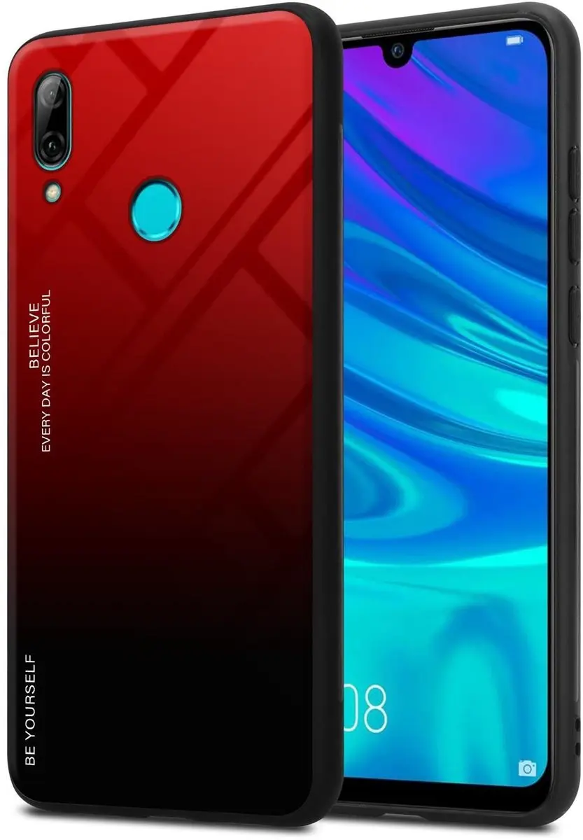 Cadorabo Hoesje geschikt voor Honor 10 LITE / Huawei P SMART 2019 in ROOD