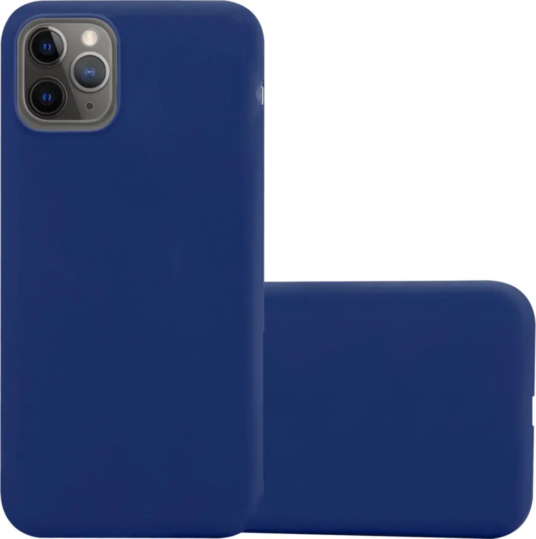 Cadorabo Hoesje geschikt voor Apple iPhone 13 PRO MAX in CANDY DONKER BLAUW