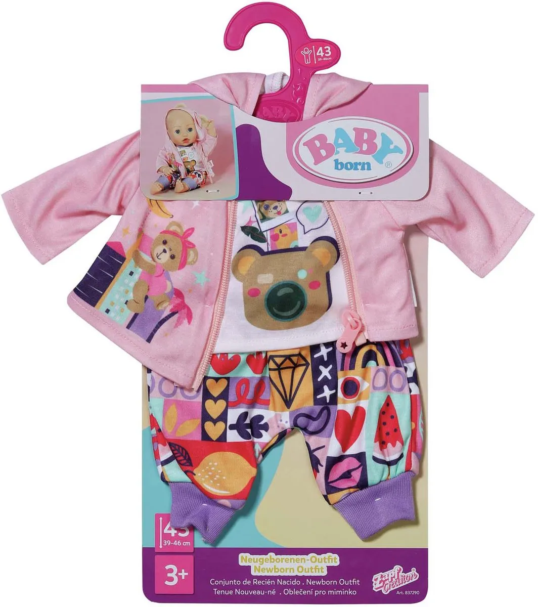 Baby Born Newborn-Outfit 43cm - Multicolor