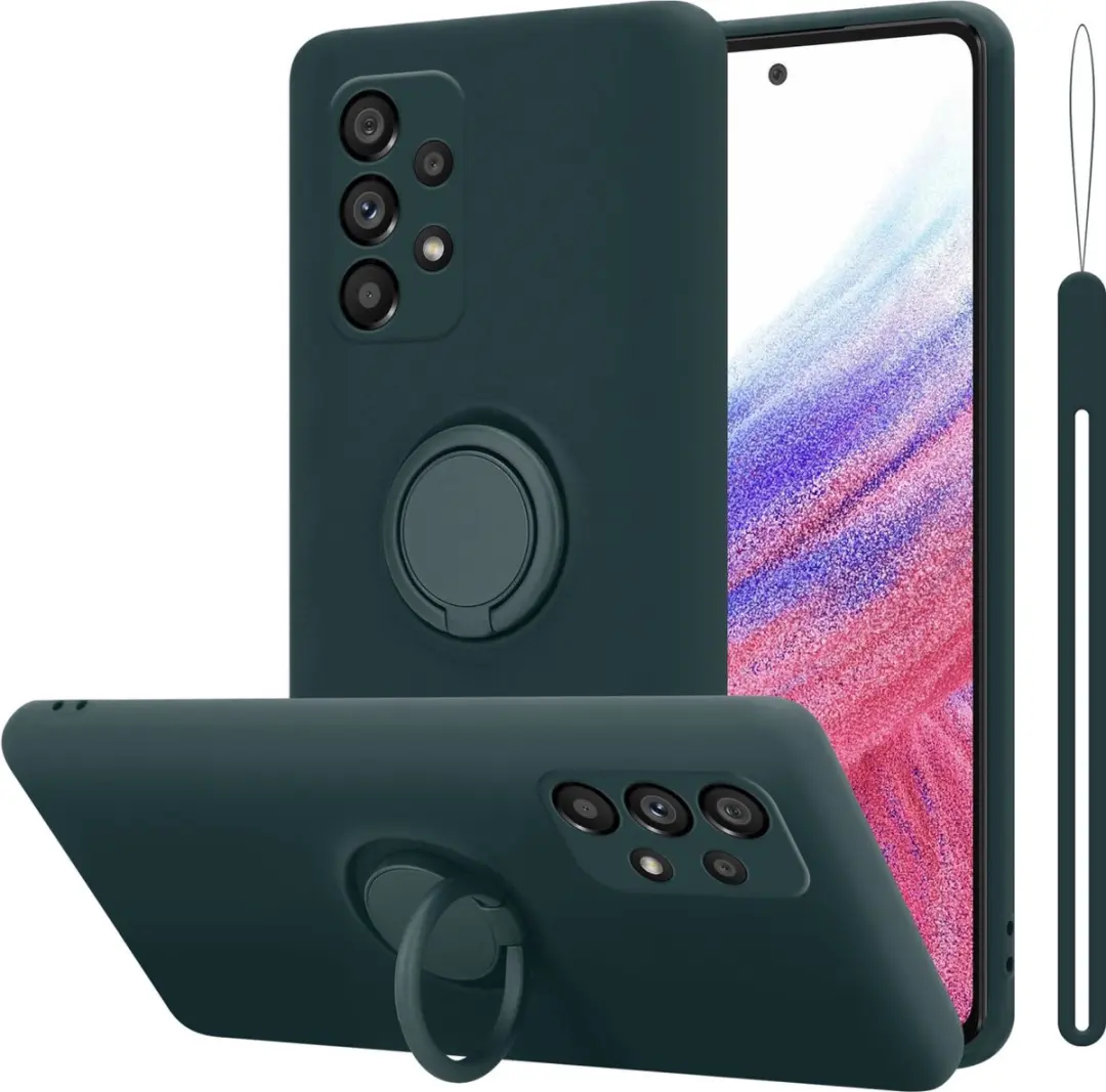 Cadorabo Hoesje geschikt voor Samsung Galaxy A53 5G in LIQUID GROEN