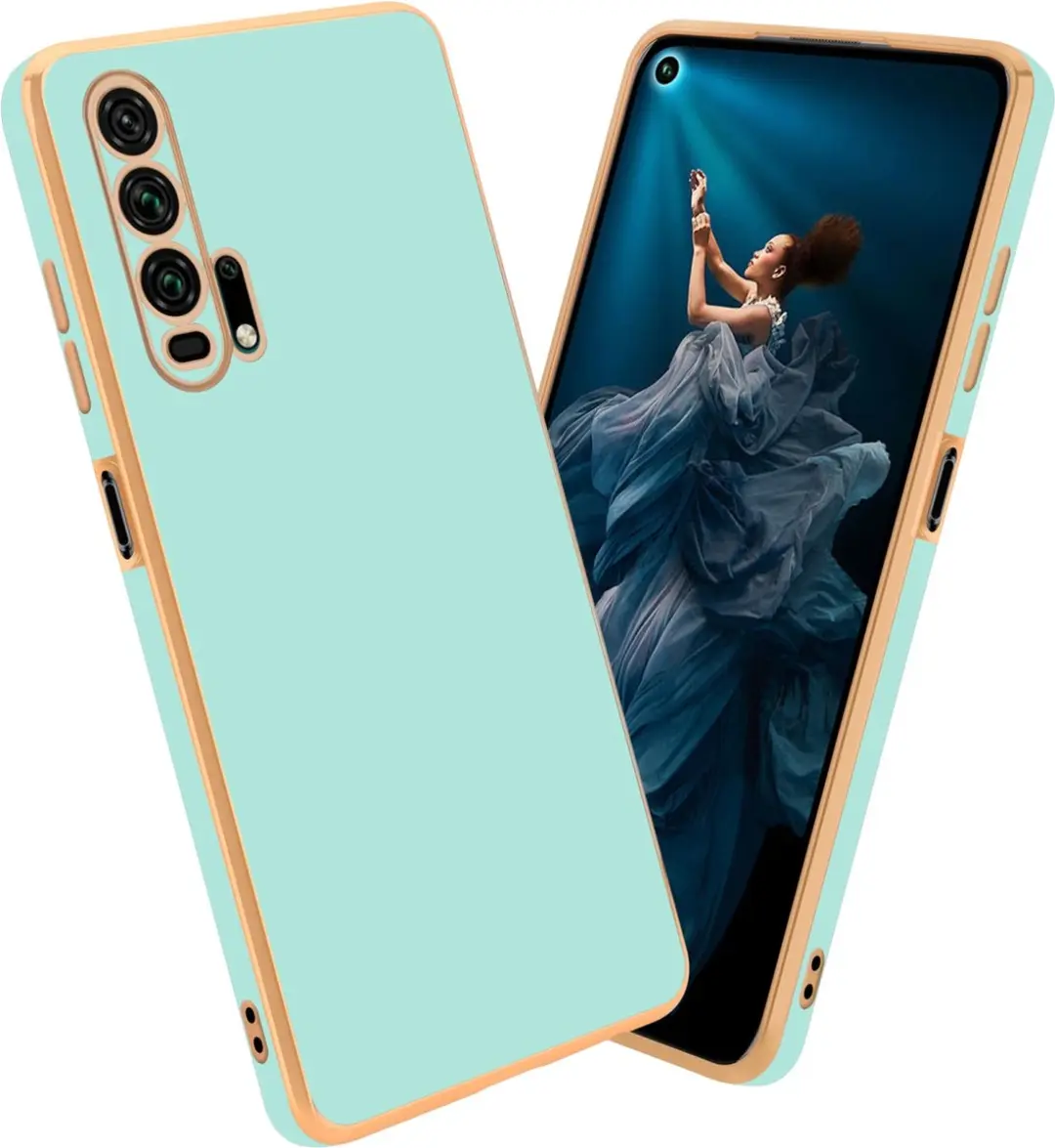 Cadorabo Hoesje geschikt voor Honor 20 PRO in Glossy Mintgroen