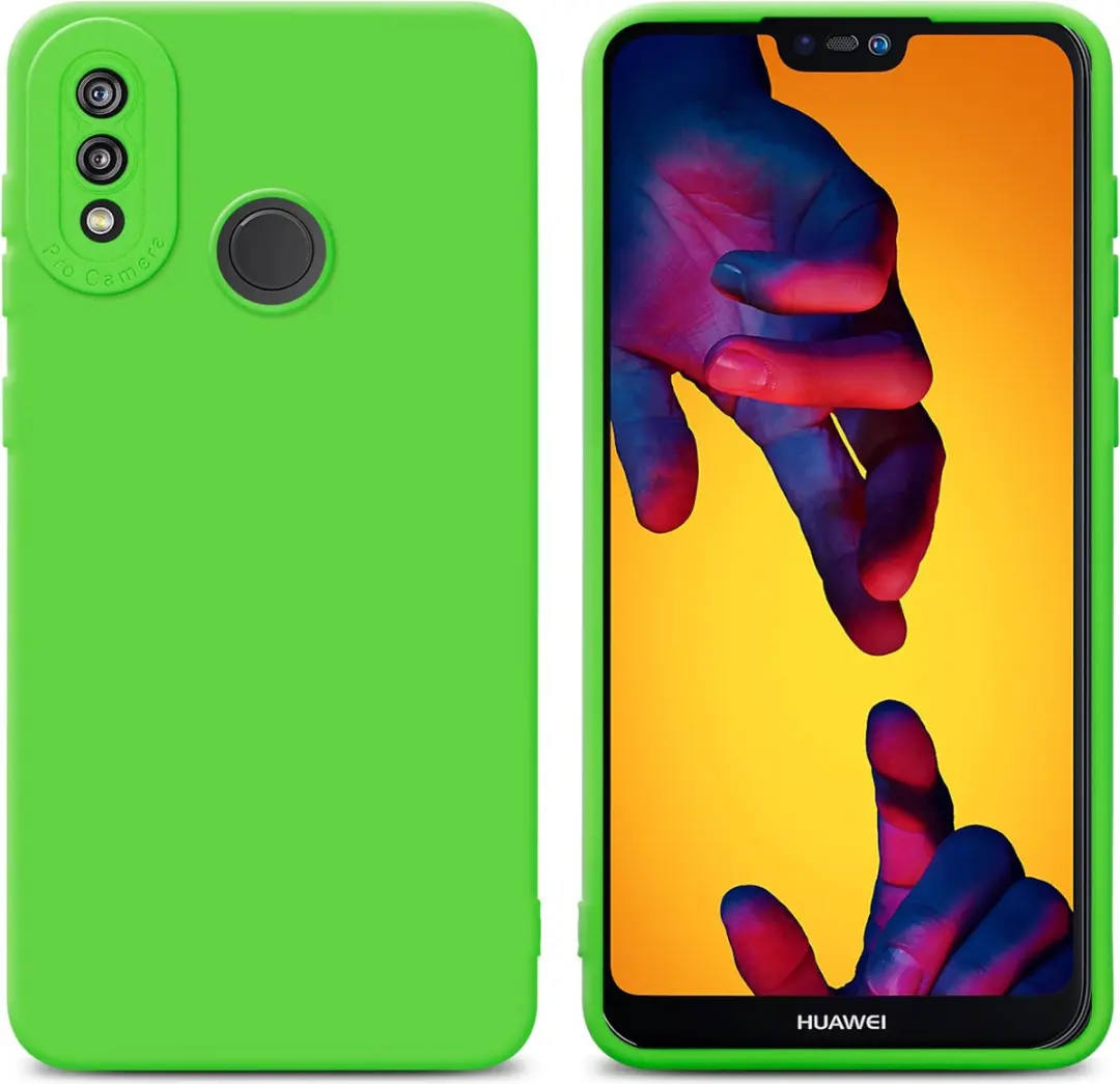 Cadorabo Hoesje geschikt voor Huawei P20 LITE 2018 / NOVA 3E in FLUID GROEN