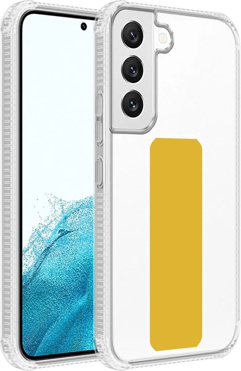 Cadorabo Hoesje geschikt voor Samsung Galaxy S22 in GEEL