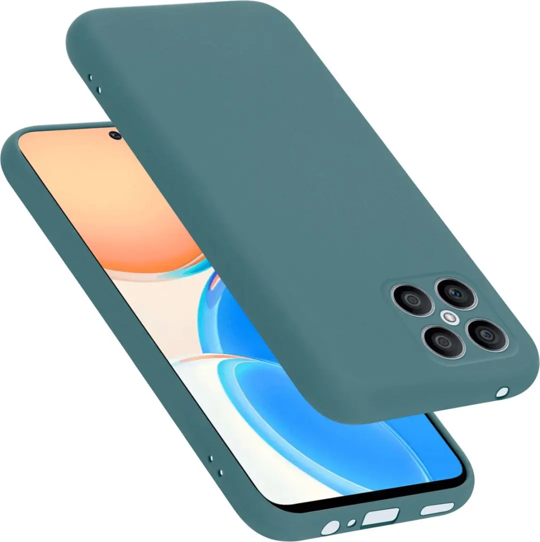 Cadorabo Hoesje geschikt voor Honor X8 in LIQUID GROEN