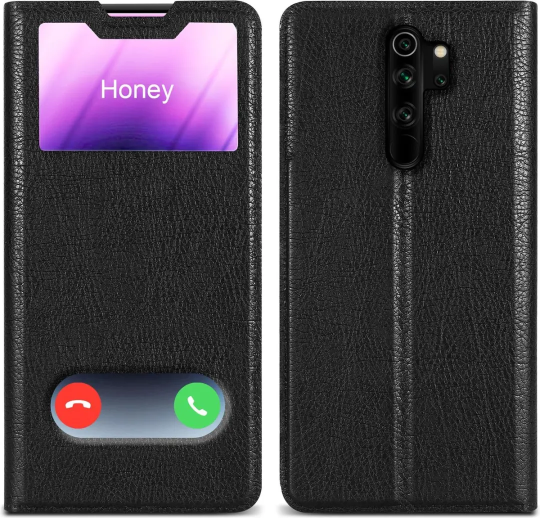 Cadorabo Hoesje geschikt voor Xiaomi RedMi NOTE 8 PRO in KOMEET ZWART