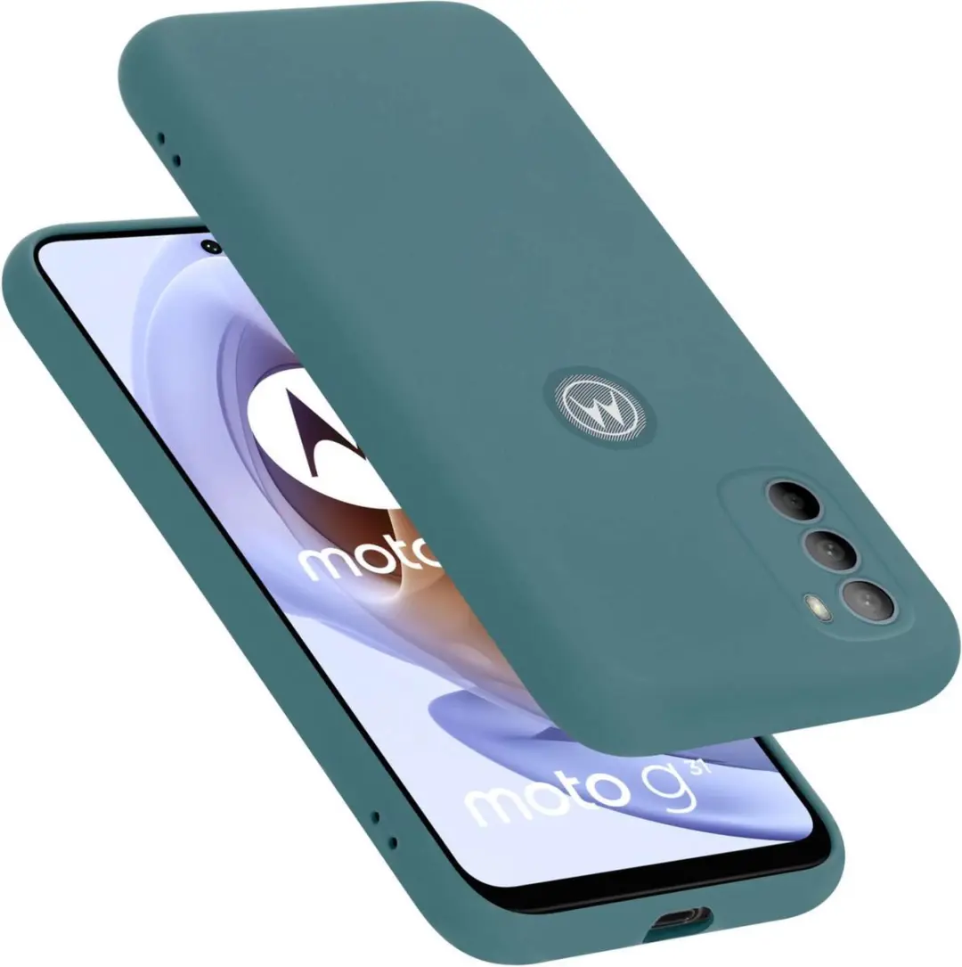 Cadorabo Hoesje geschikt voor Motorola MOTO G31 / G41 in LIQUID GROEN