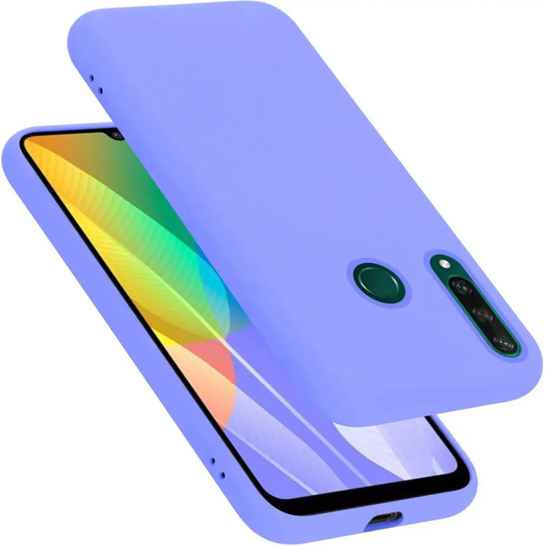 Cadorabo Hoesje geschikt voor Huawei Y6P in LIQUID LICHT PAARS