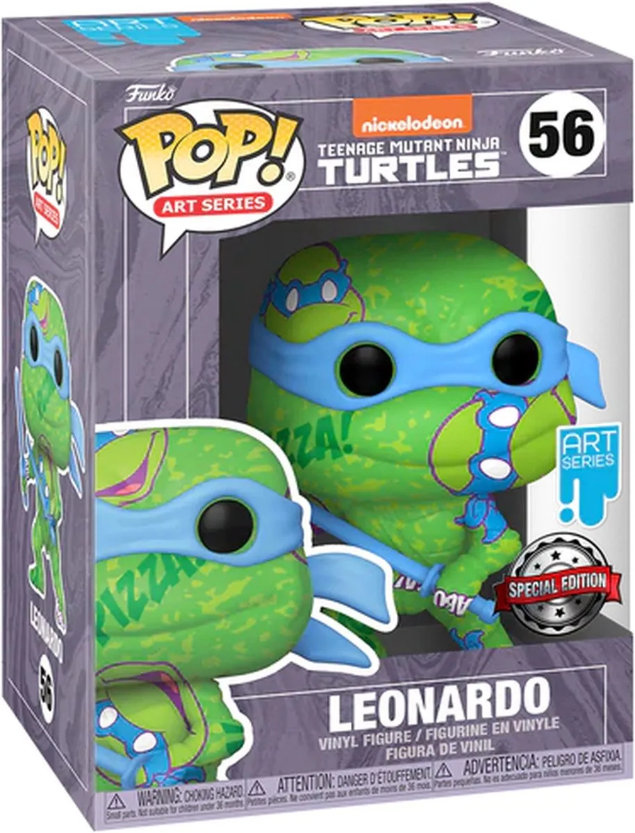 Funko POP! Leonardo TMNT Art Series 59891 - 10cm - Groen