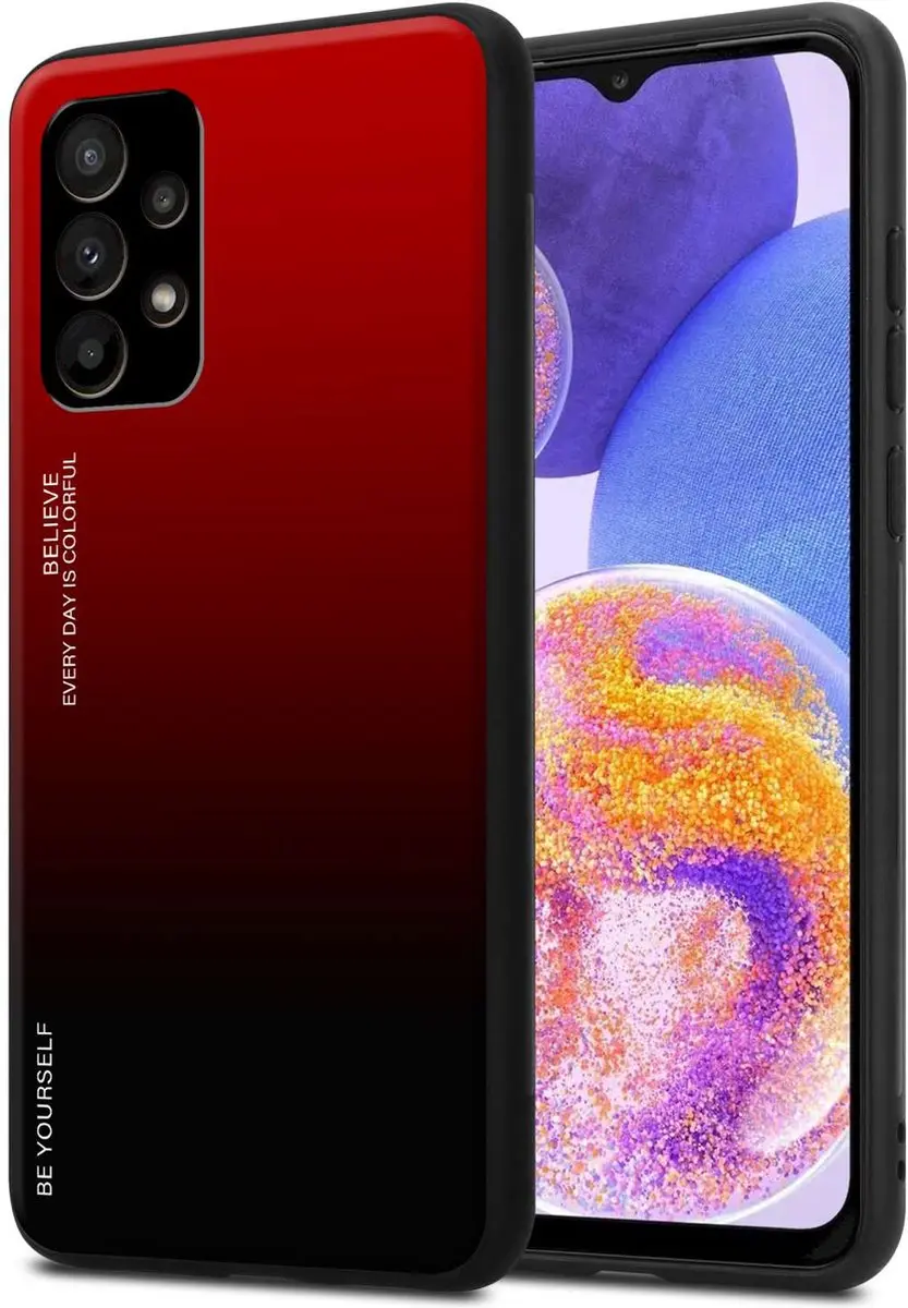 Cadorabo Hoesje geschikt voor Samsung Galaxy A23 4G / 5G in ROOD