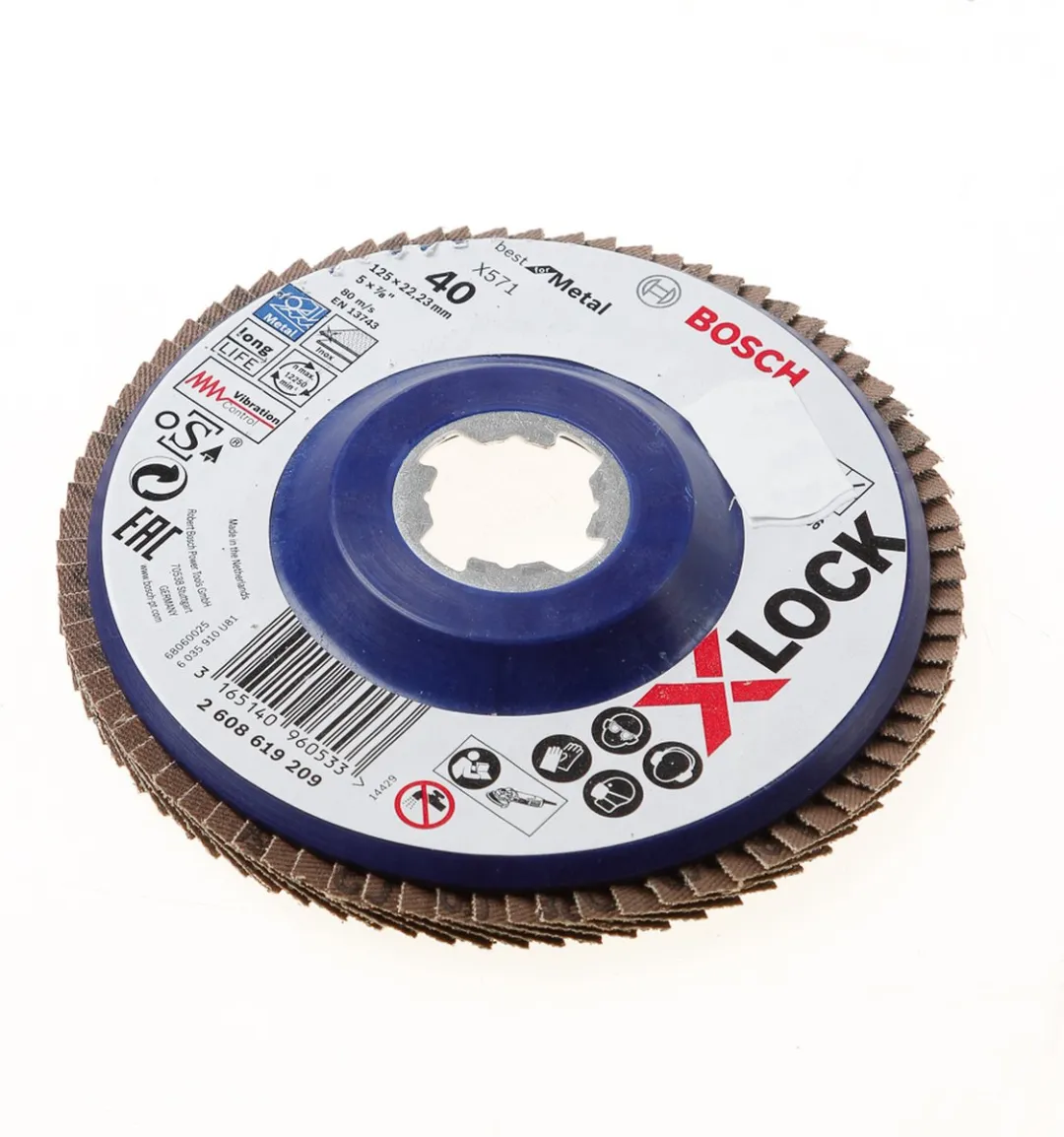 Bosch Professional PRO X571 X-Lock Lamellenschijf 125mm G40