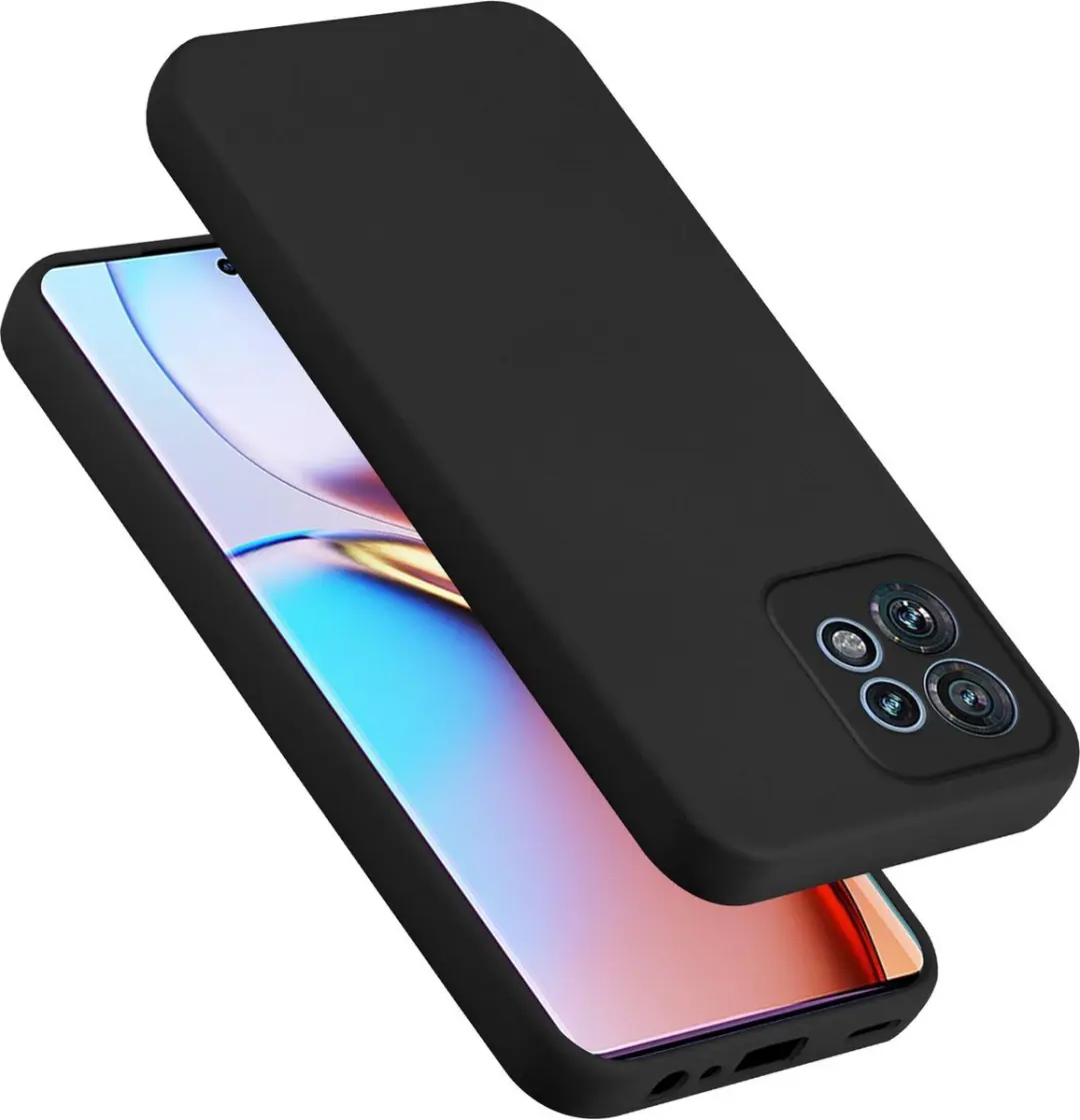 Cadorabo Hoesje geschikt voor Motorola Edge 40 Pro in LIQUID ZWART