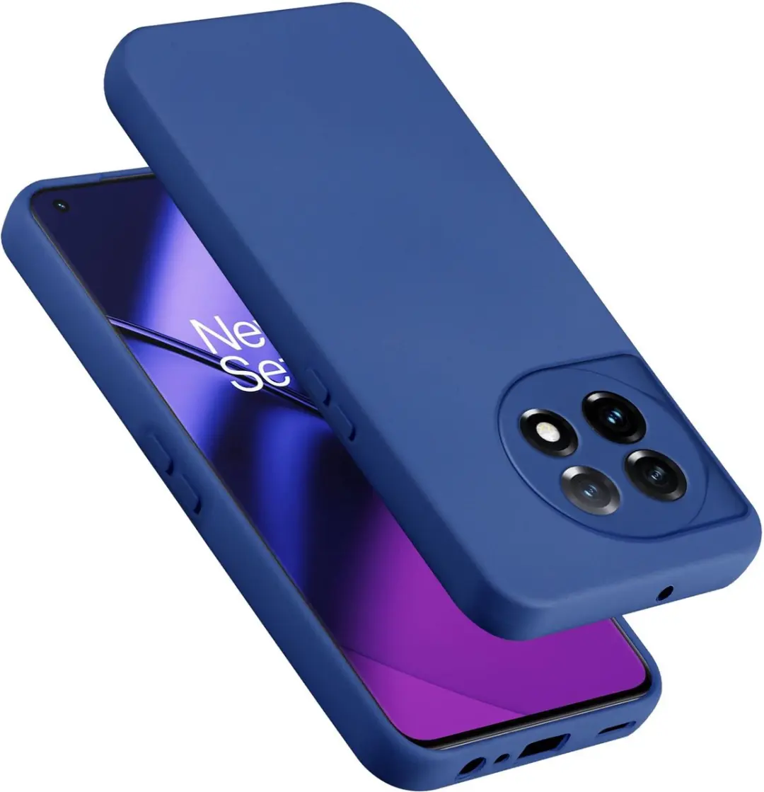 Cadorabo Hoesje geschikt voor OnePlus 11 5G in LIQUID BLAUW