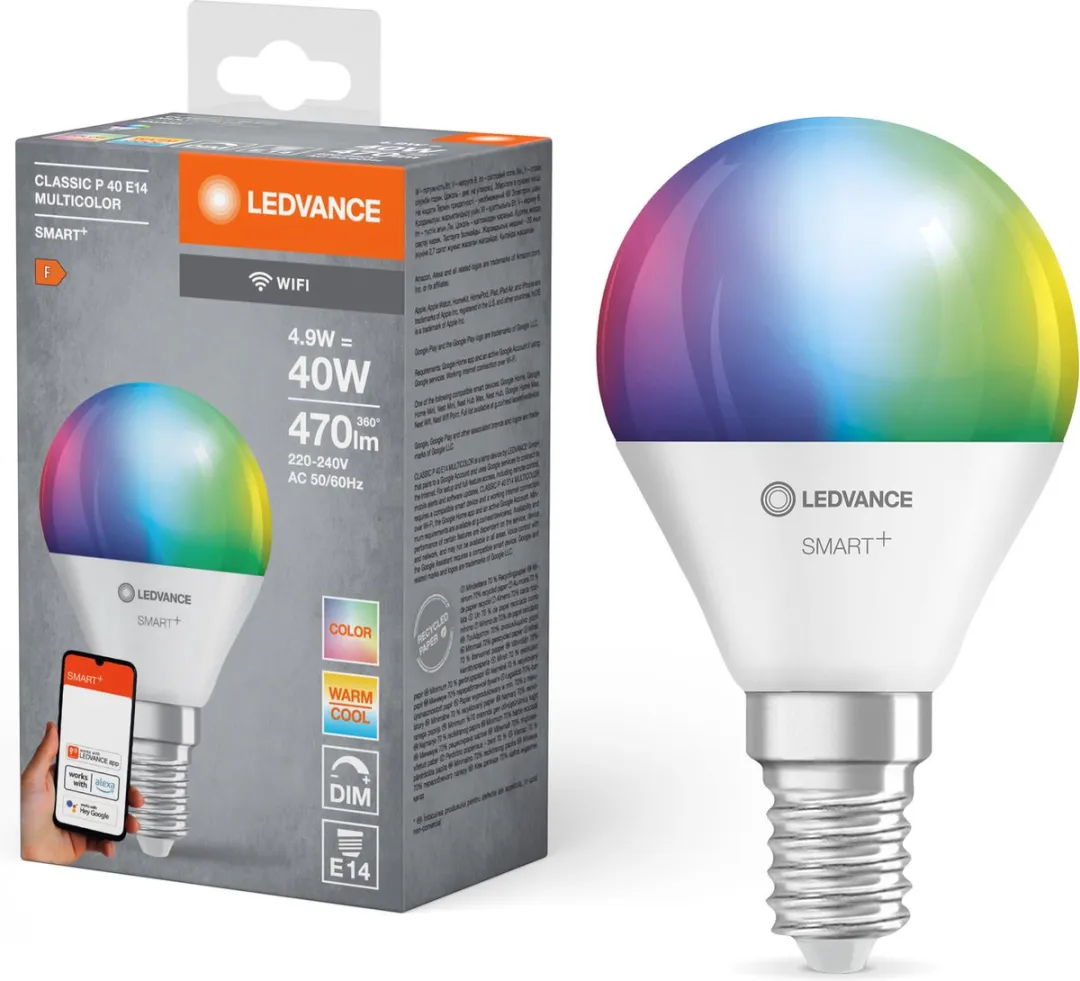 LEDVANCE SMART+ WIFI LEDlamp Mini Multicolor 4,9W