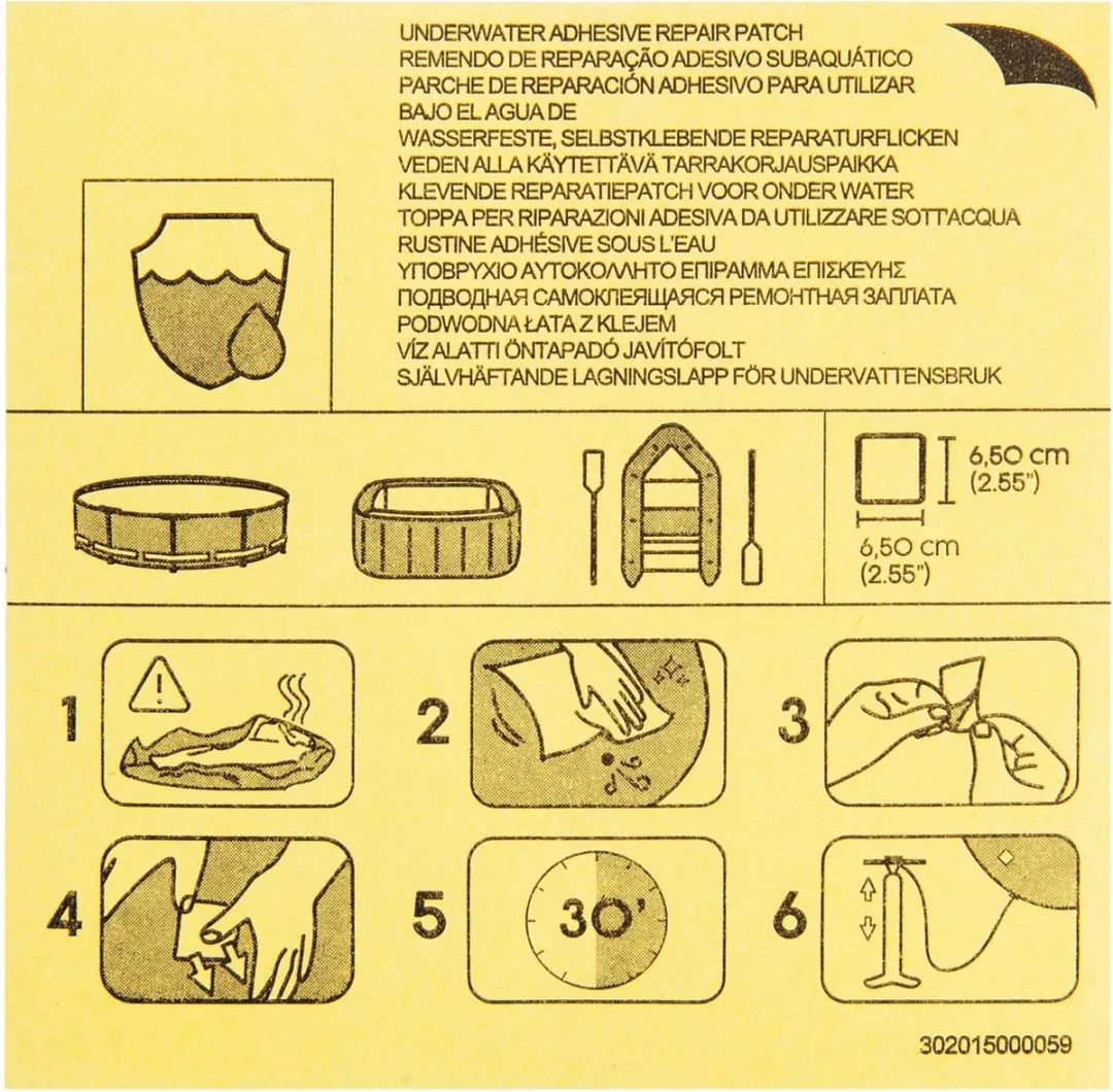 Bestway Reparatieset 62091 - 10 Stuks - Transparant - afbeelding 4 van 5