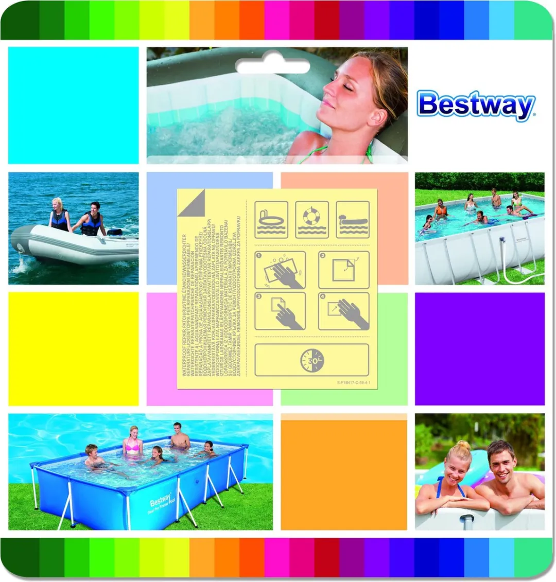 Bestway Reparatieset 62091 - 10 Stuks - Transparant - afbeelding 3 van 5