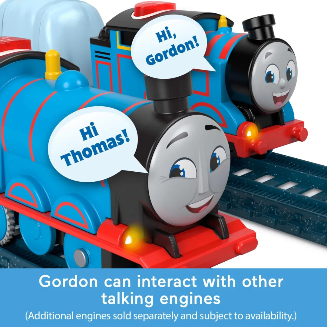 Fisher Price Thomas & Friends Talking Gordon Trackmaster HWY29 - afbeelding 5 van 6