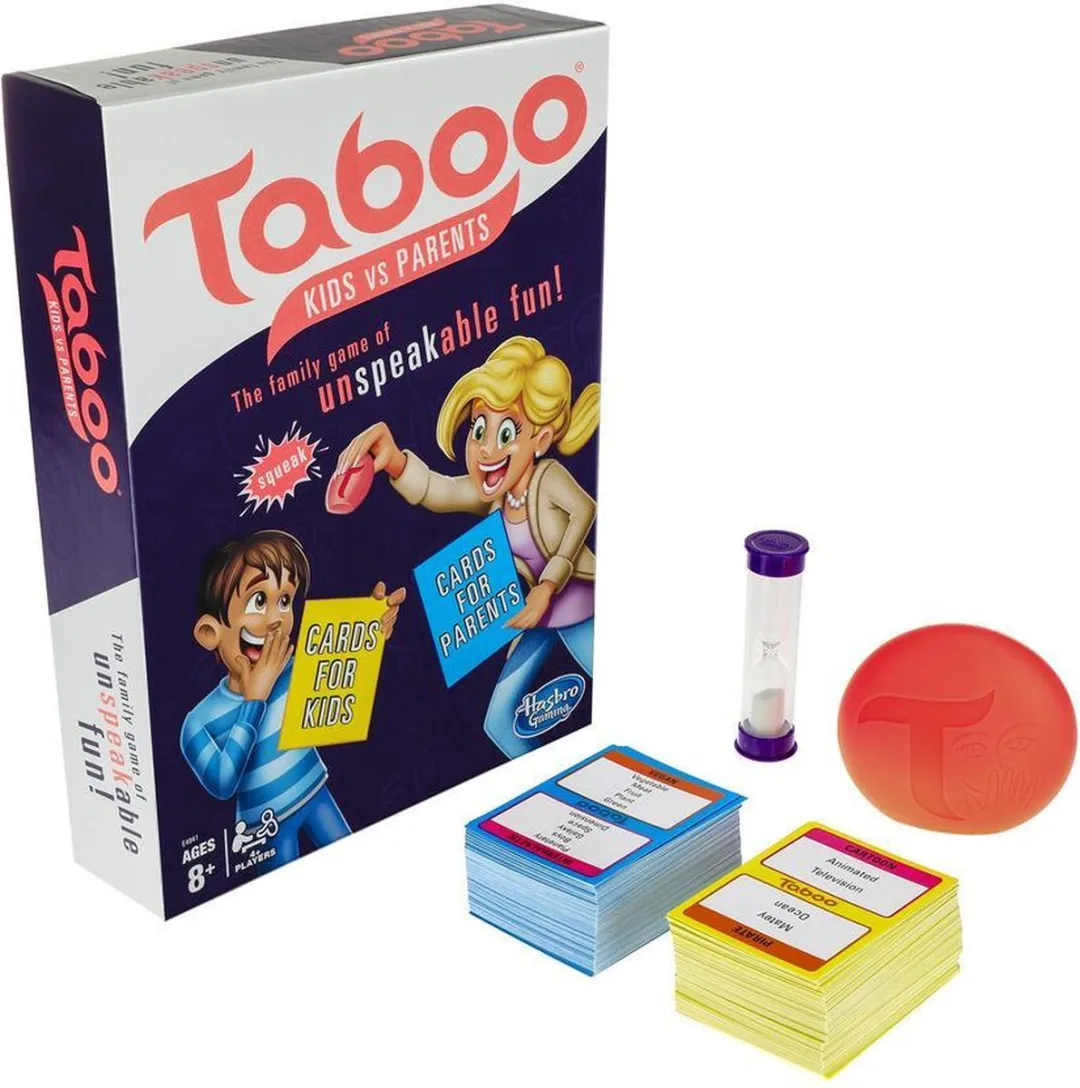 Hasbro Taboo Kids vs. Parents E4941 - Familiespel - 4 Spelers