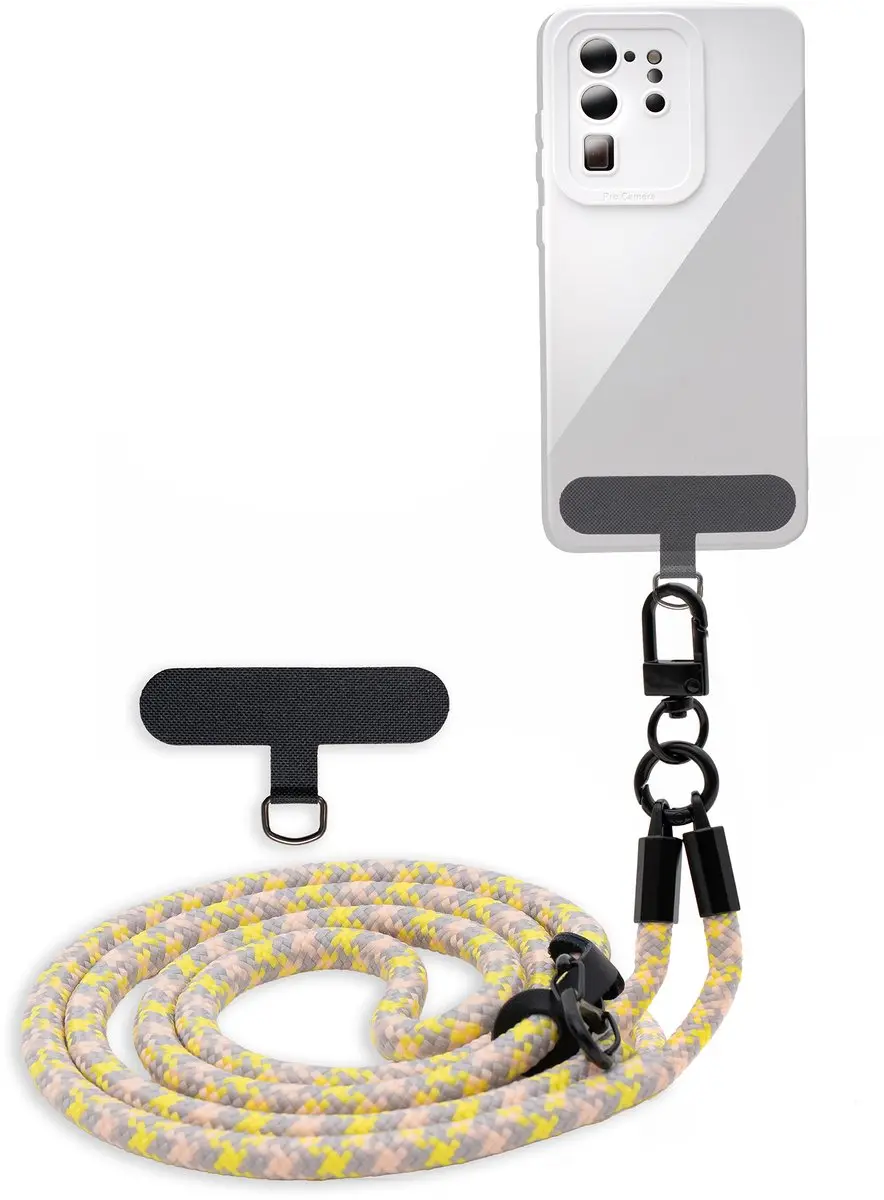 Cadorabo mobiele telefoonketting geschikt voor Samsung Galaxy F07 in Geel