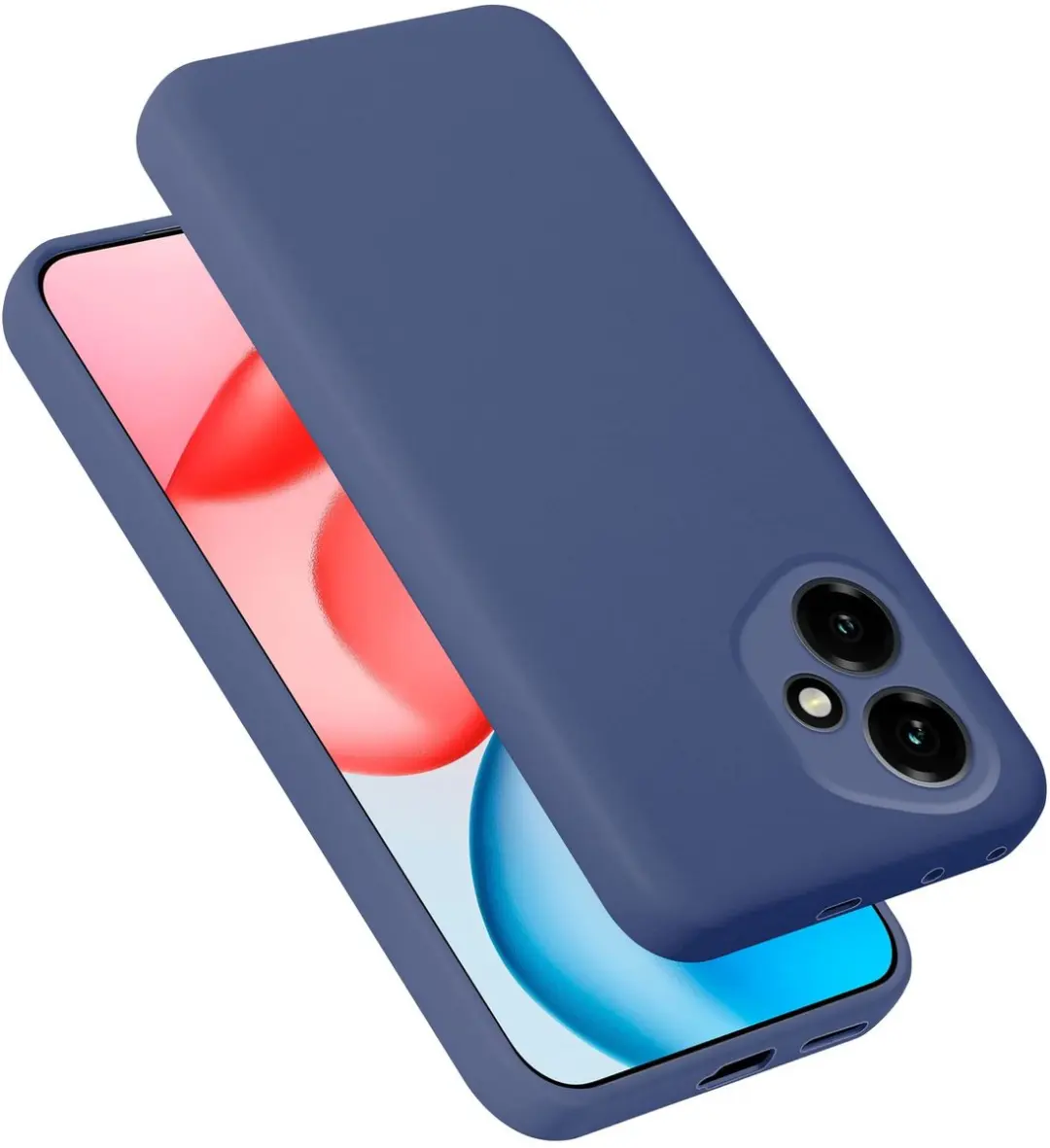 Cadorabo Hoesje geschikt voor Honor 400 Case in Liquid Blauw Beschermhoes gemaak