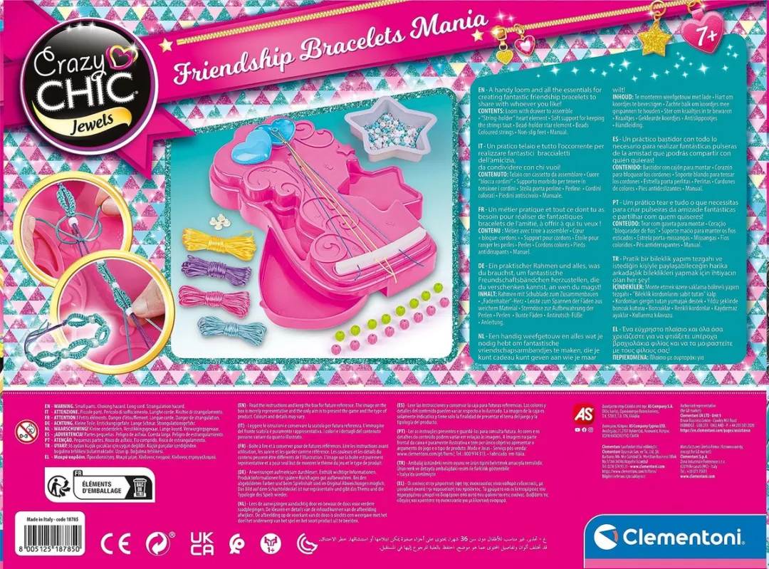 Clementoni Friendship Bracelets Mania - 5 Stuks