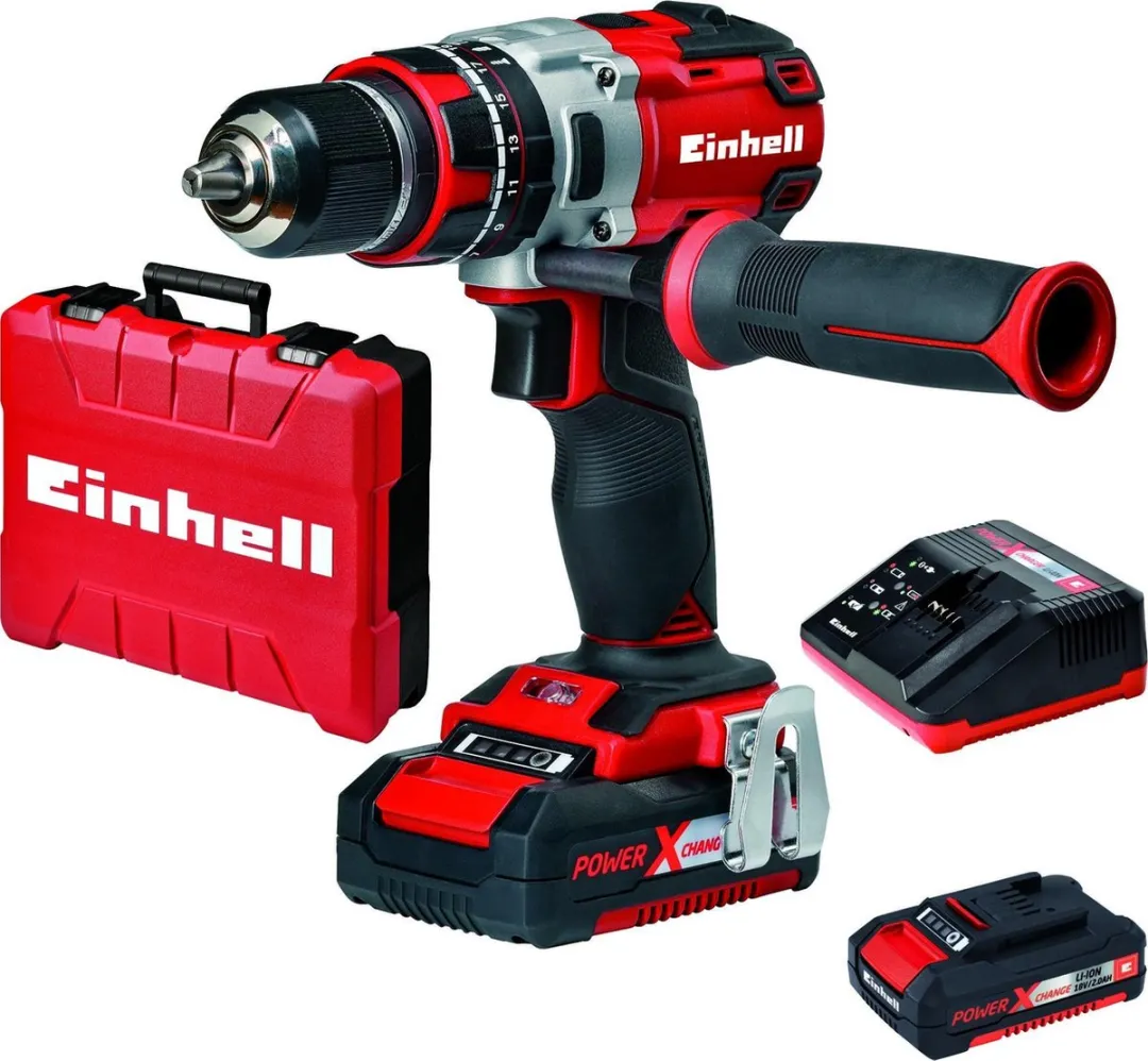 Einhell TE-CD 18 Li-i BL Klopboormachine - Power X-Change - 60 Nm - 2x 2,0Ah