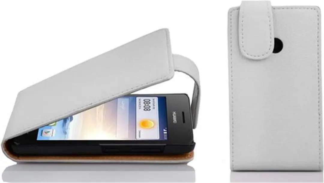 Cadorabo Hoesje geschikt voor Huawei ASCEND G330 in MAGNESIUM WIT
