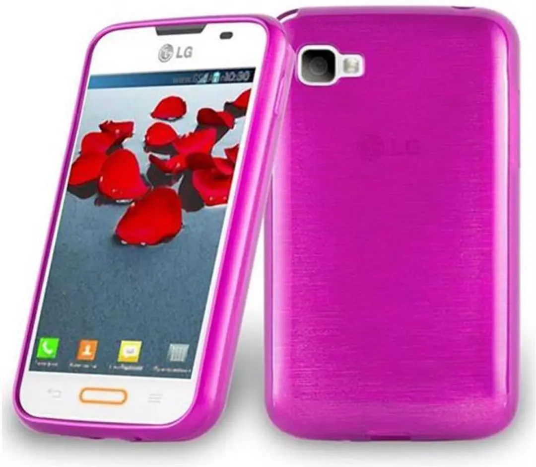 Cadorabo Hoesje geschikt voor LG L4 II in ROZE