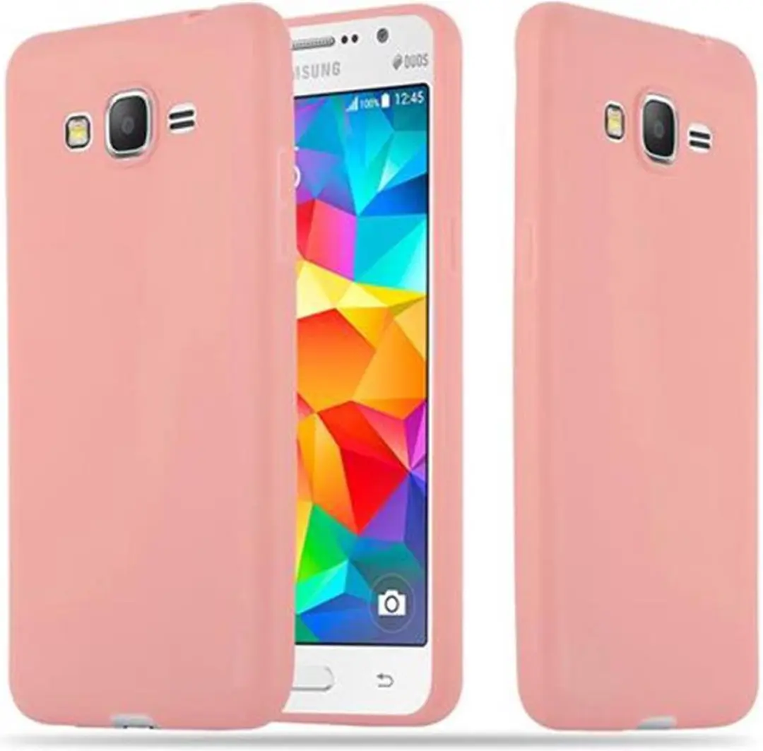 Cadorabo Hoesje geschikt voor Samsung Galaxy GRAND PRIME in CANDY ROZE