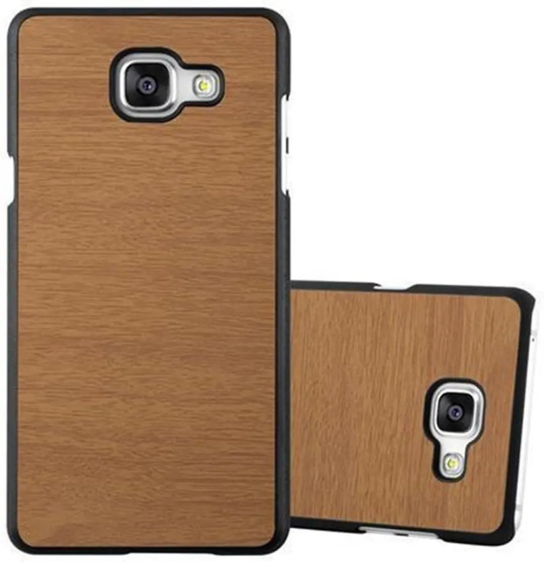 Cadorabo Hoesje geschikt voor Samsung Galaxy A5 2016 in WOODY BRUIN