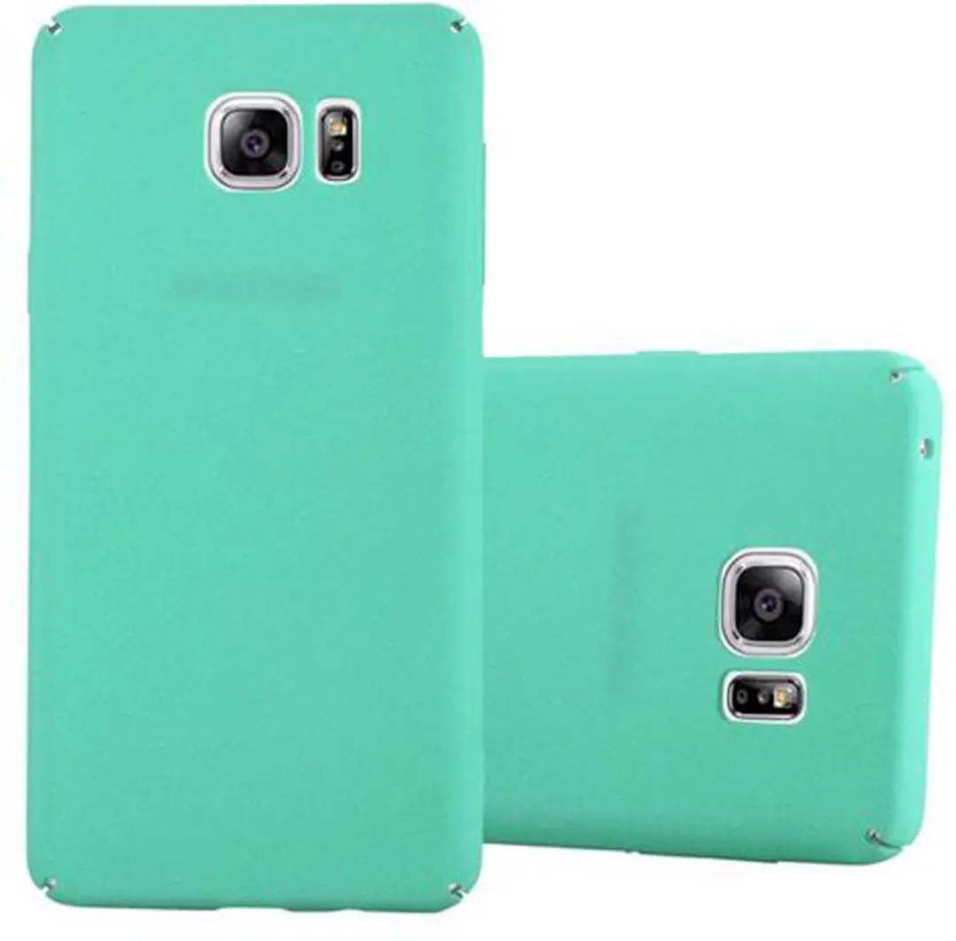 Cadorabo Hoesje geschikt voor Samsung Galaxy NOTE 5 in FROSTY GROEN