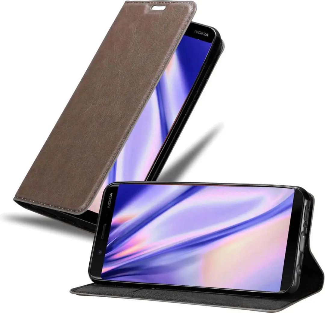 Cadorabo Hoesje geschikt voor Nokia 8 Sirocco in KOFFIE BRUIN