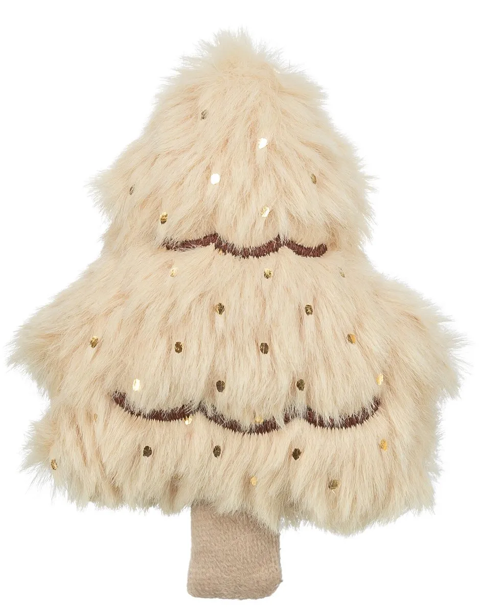 Trixie Kerstboom Pluche Beige 9,5cm
