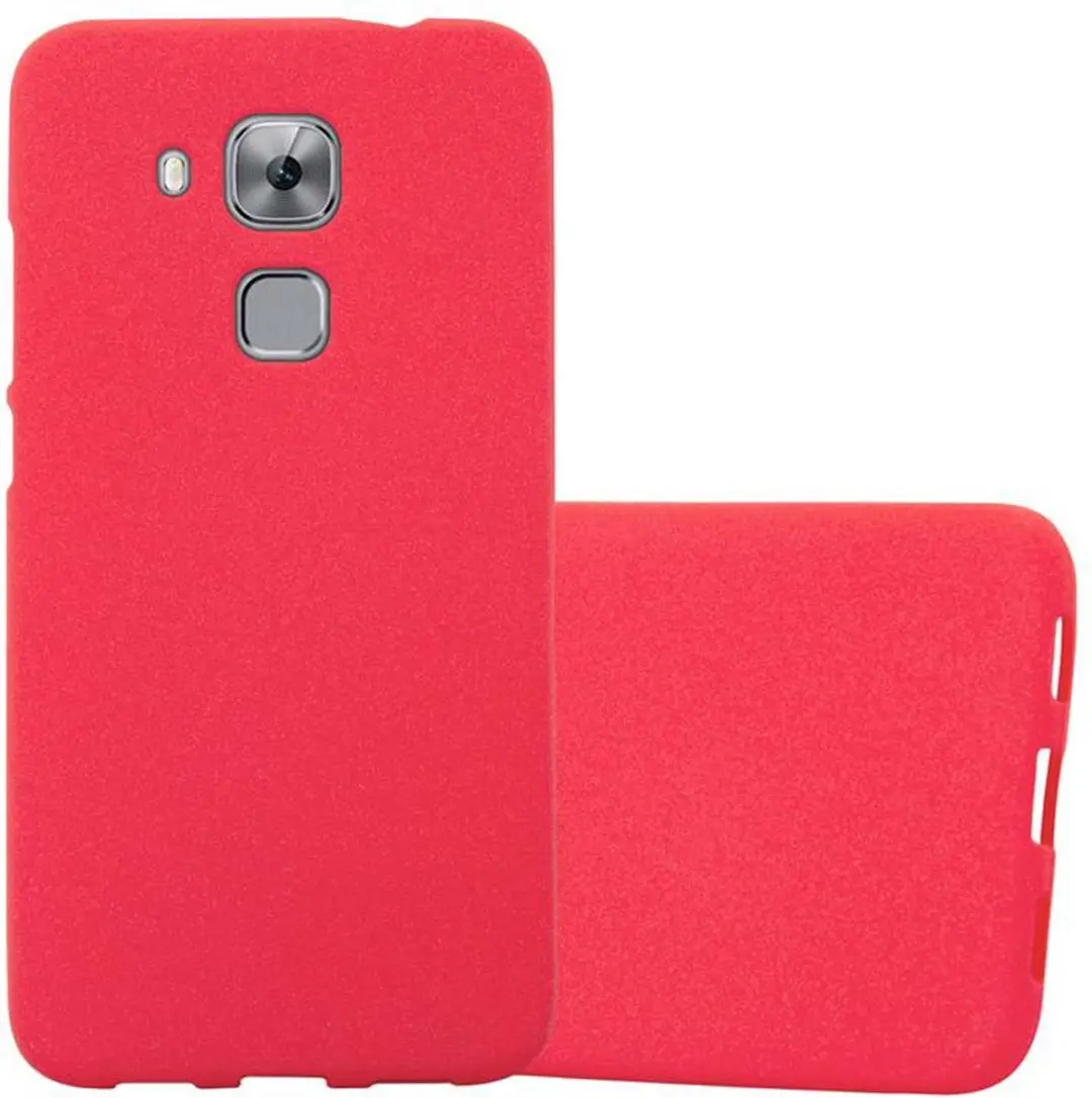 Cadorabo Hoesje geschikt voor Huawei NOVA PLUS in FROST ROOD