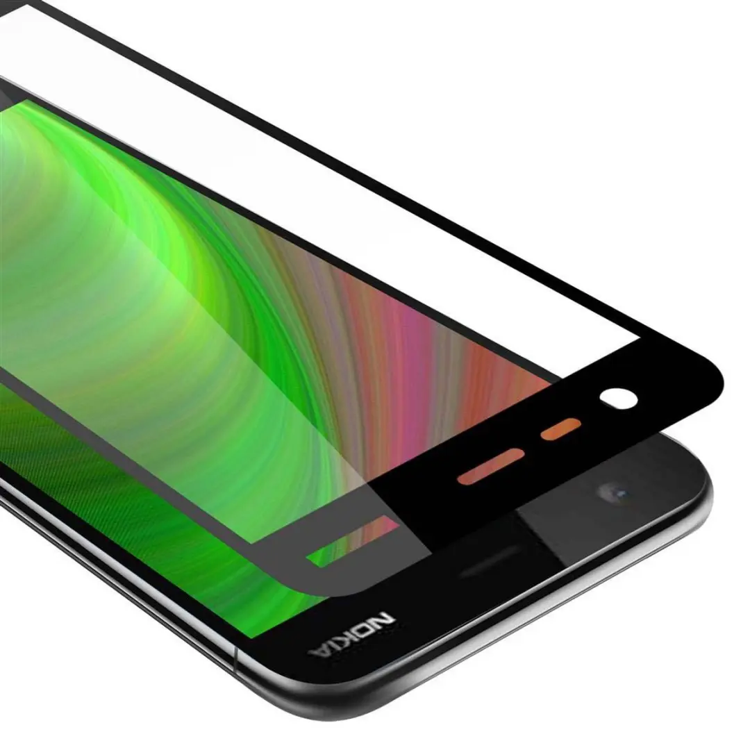 Cadorabo Screenprotector geschikt voor Nokia 2 2017 Volledig scherm pantserfolie