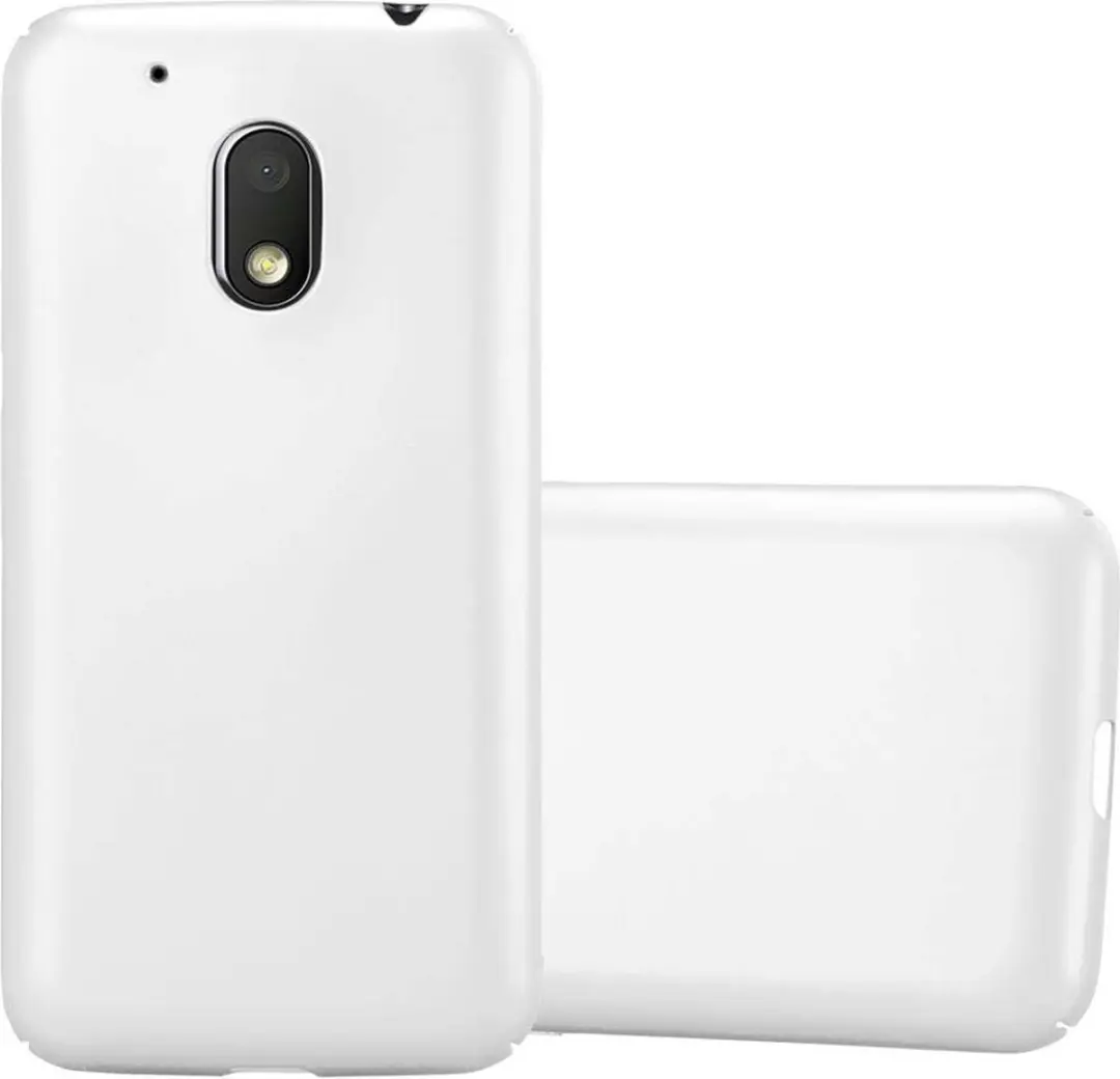 Cadorabo Hoesje geschikt voor Motorola MOTO G4 PLAY in METAAL ZILVER