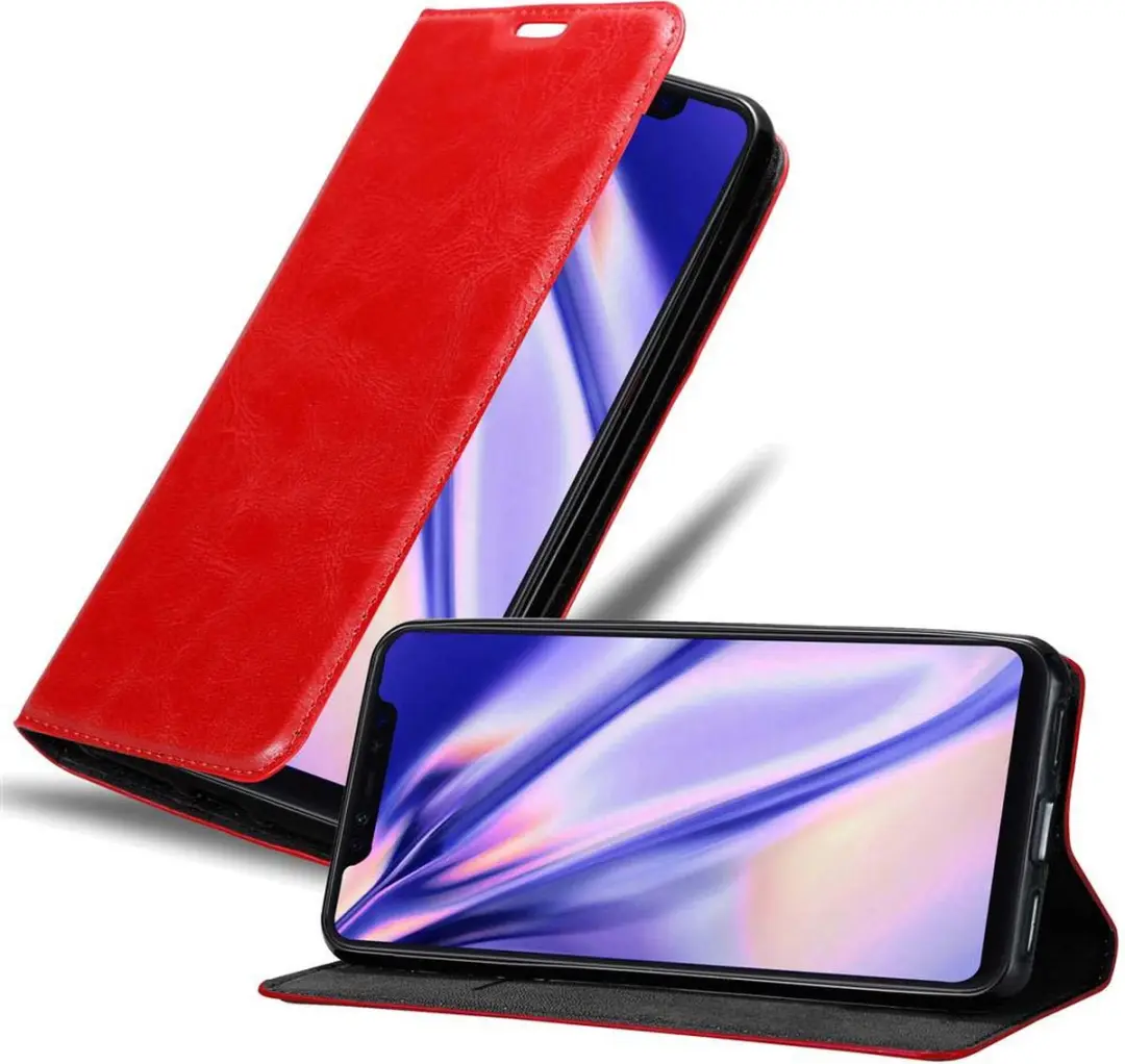 Cadorabo Hoesje geschikt voor Xiaomi Mi 8 PRO in APPEL ROOD