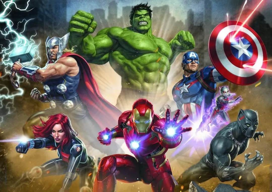 Marvel Avengers 1000 Delige Puzzle - Multicolor