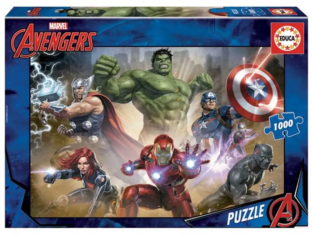 Marvel Avengers 1000 Delige Puzzle - Multicolor