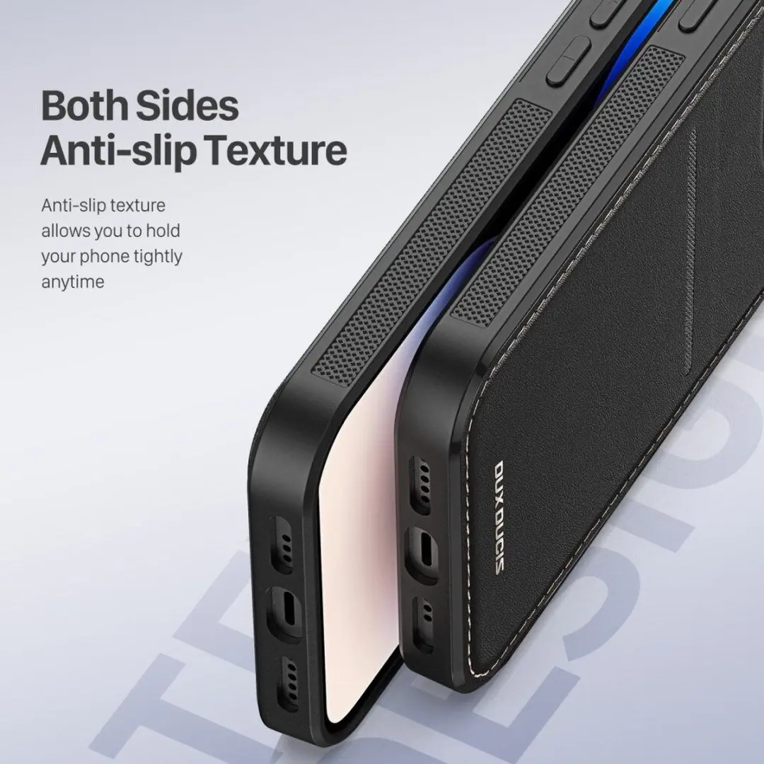 Dux Ducis - Telefoon Hoesje geschikt voor de iPhone 15 Plus - Geschikt voor Magsafe - Back Cover - Rafi Series - Zwart - afbeelding 4 van 6