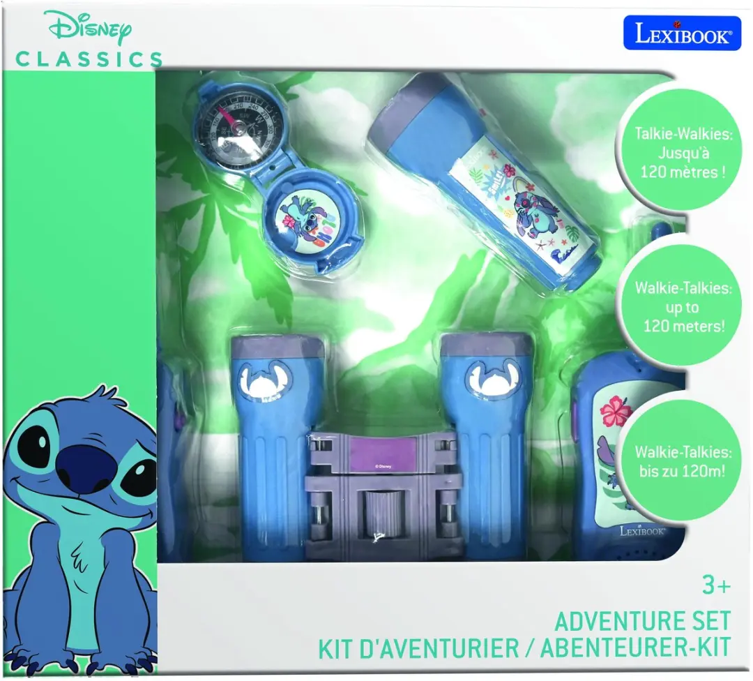 Lexibook Stitch Avonturenset met Walkie-talkies - 2 Handsets - afbeelding 3 van 6