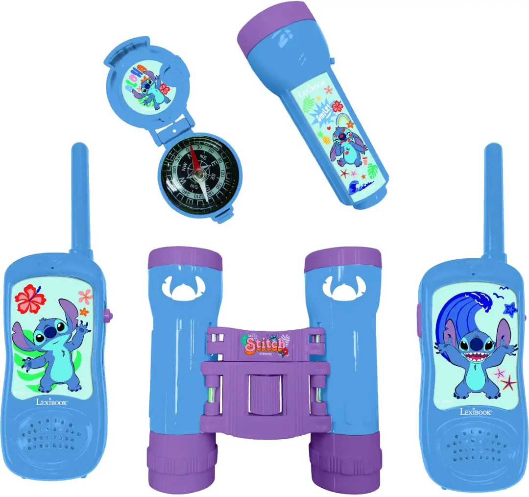 Lexibook Stitch Avonturenset met Walkie-talkies - 2 Handsets - afbeelding 6 van 6