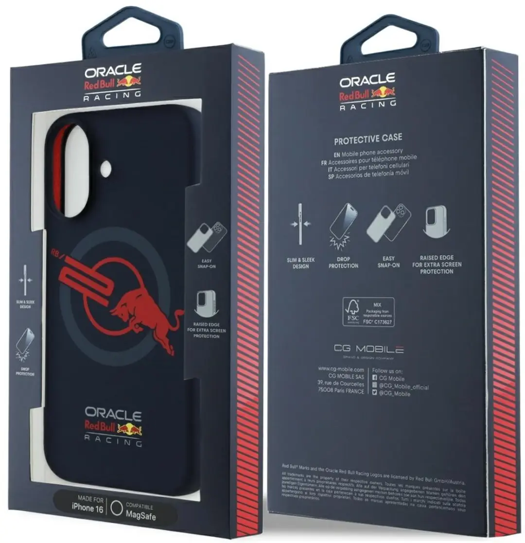 Red Bull ORBR20 Siliconen Hoesje iPhone 16 MagSafe - afbeelding 5 van 6